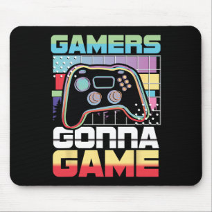Gaan Game Video Speler Gaming Grappig Muismat