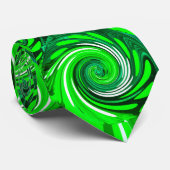 Gaan groene mix mode stropdas (Opgerold)