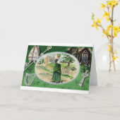 gaan naar de mis St. Patrick's Day Kaart (Gele Bloem)