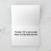 GAAN OP EEN LEDEMAAT VOOR U HET DRAAIEN VAN "70" K KAART (Binnen)