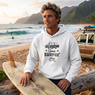 Gaan surfen Aloha Tijd Hoodie