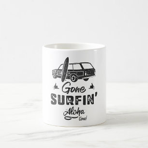 Gaan surfen Aloha tijd Koffiemok