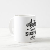 Gaan surfen Aloha tijd Koffiemok (Voorkant links)