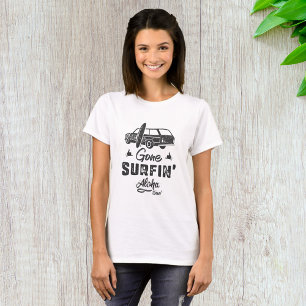 Gaan surfen Aloha tijd T-shirt