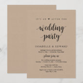 Gaan Trouwen, Het is een na het bruiloftsfeest, Kr Kaart (Voorkant / Achterkant)