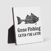 Gaan vissen fotoplaat (Voorkant)