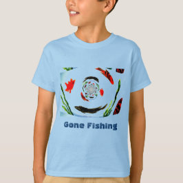 "Gaan vissen" Grappige Vis T-shirt