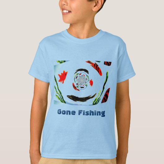 "Gaan vissen" Grappige Vis T-shirt (Voorkant)