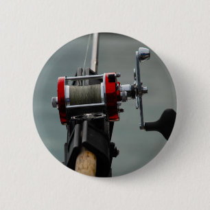 Gaan vissen ronde button 5,7 cm