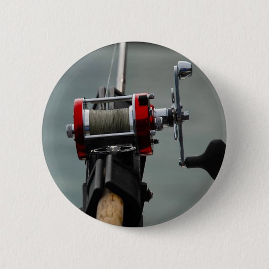 Gaan vissen ronde button 5,7 cm (Voorkant)