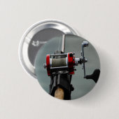 Gaan vissen ronde button 5,7 cm (Voorkant /achterkant)