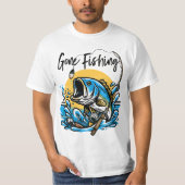 Gaan vissen  t-shirt (Voorkant)