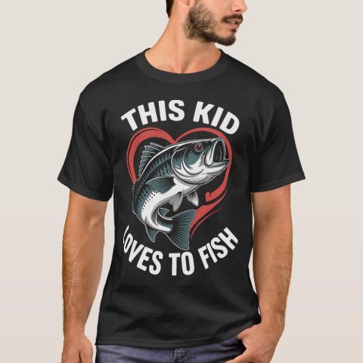 Gaan vissen! t-shirt (Voorkant)