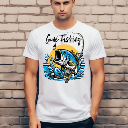 Gaan vissen  t-shirt