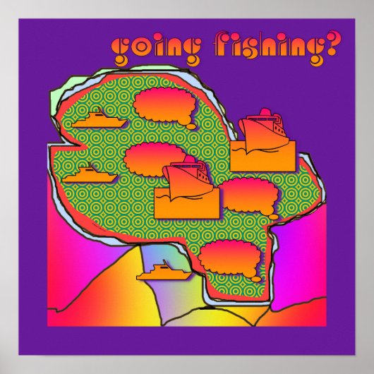 Gaan vissen? Visserij pret Poster (Voorkant)