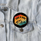 GAAN WANDELEN RONDE BUTTON 7,6 CM (In situ)