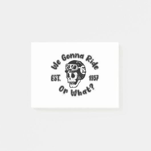 Gaan we rijden of niet post-it® notes (Voorkant)