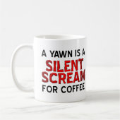 Gaap Koffie Schreeuw Grappige Mok (Links)