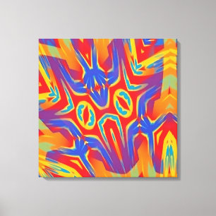 Gaap Over Baphometstraat Canvas Afdruk