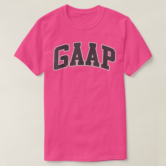 GAAP Shirt Funny Accountant (Design voorkant)