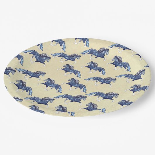 Gaas Paard Blámóða Papieren Bordje (Gekanteld)