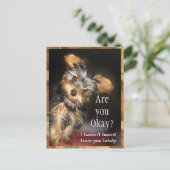 Gaat het?  Briefkaart (Staand voorkant)