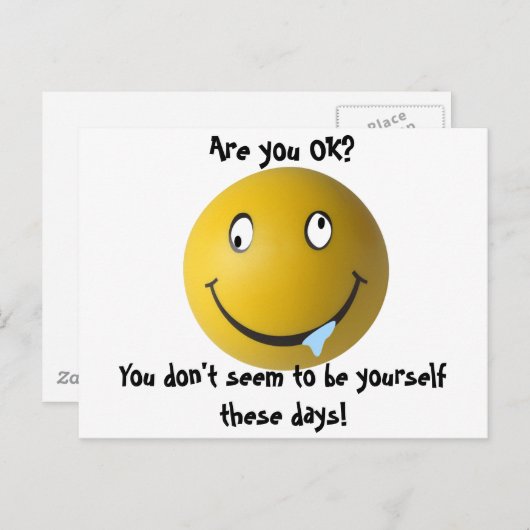 Gaat het goed? briefkaart (Voorkant / Achterkant)