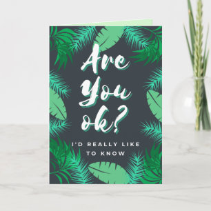 Gaat het goed met je? Denk aan jou Kaart