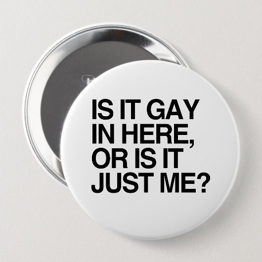GAAT HET HIER IN -.png Ronde Button 4,0 Cm (Voorkant /achterkant)