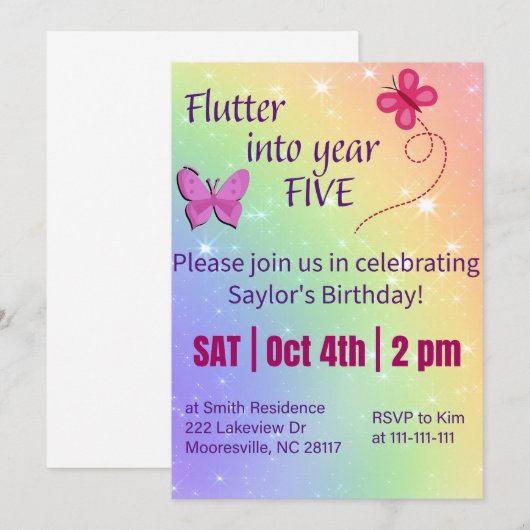 gaat het vijfde jaar in kaart (Voorkant / Achterkant)