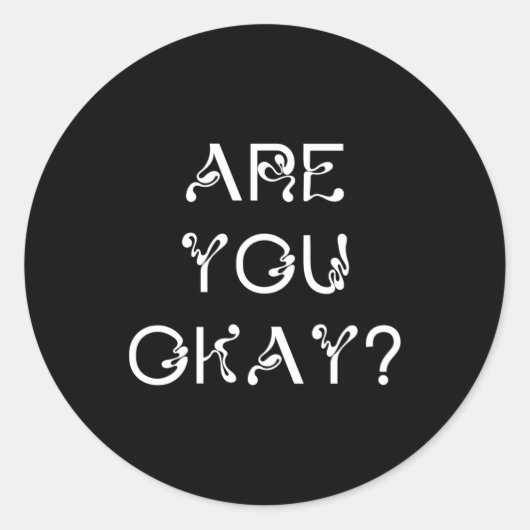 Gaat het wel, Sticker? Ronde Sticker (Voorkant)