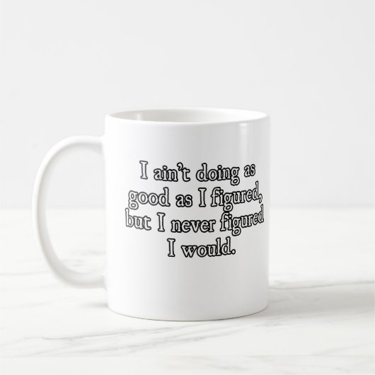 Gaat niet zo goed koffiemok (Links)