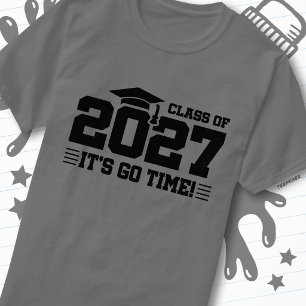 Gaatijd Afstudeerjaar Aftredende klas van 2027 T-shirt