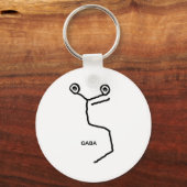 GABA Neurotransmitter Sleutelhanger (Voorkant)