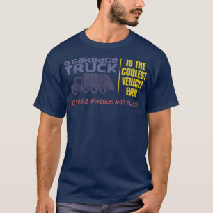 Gabage Trucks zijn een cool ontwerp voor een Garba T-shirt
