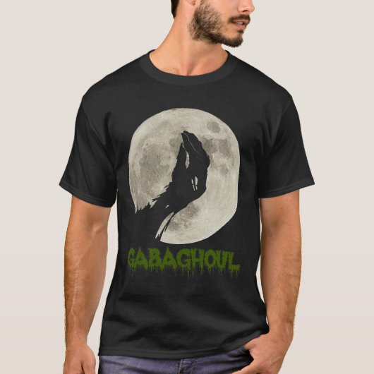 Gabaghoul Funny Hand Maan Halloween T-shirt (Voorkant)