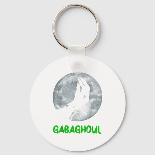 Gabaghoul Funny Hand Moon Bigfoot Santa Christmas  Sleutelhanger (Voorkant)