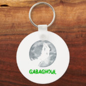 Gabaghoul Funny Hand Moon Bigfoot Santa Christmas  Sleutelhanger (Voorkant)