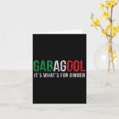 Gabagool Cacola Meat Lover New Jersey Italian Gift Kaart (Gele Bloem)