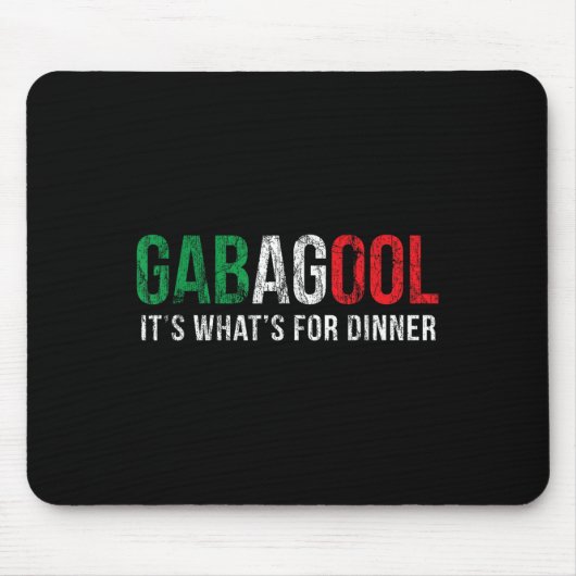 Gabagool Cacola Meat Lover New Jersey Italian Gift Muismat (Voorkant)