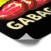 Gabagool Cacola Meat Lover New Jersey Italian Gift Poster (Hoek)