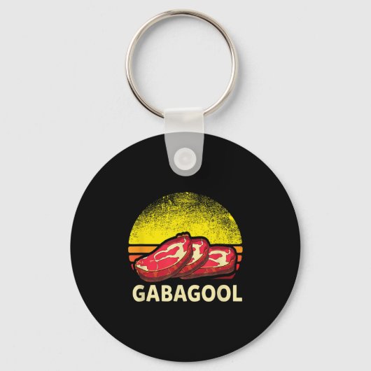 Gabagool Cacola Meat Lover New Jersey Italian Gift Sleutelhanger (Voorkant)