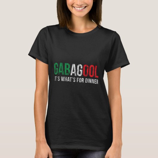 Gabagool Cacola Meat Lover New Jersey Italian Gift T-shirt (Voorkant)