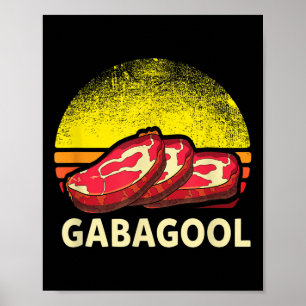 Gabagool Cacola Vleesliefhebber New Jersey Italiaa Poster