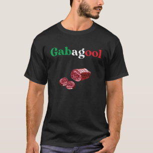 Gabagool Capicola Vat New Jersey Italiaanse Pride  T-shirt