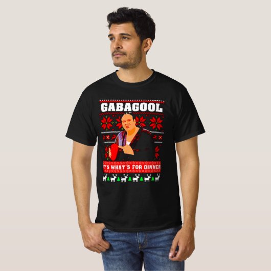 Gabagool-dagretro T-shirt (Voorkant volledig)