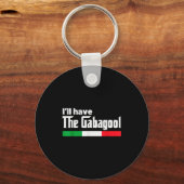 Gabagool Italy For Italians Cacola Nj New Jersey  Sleutelhanger (Voorkant)