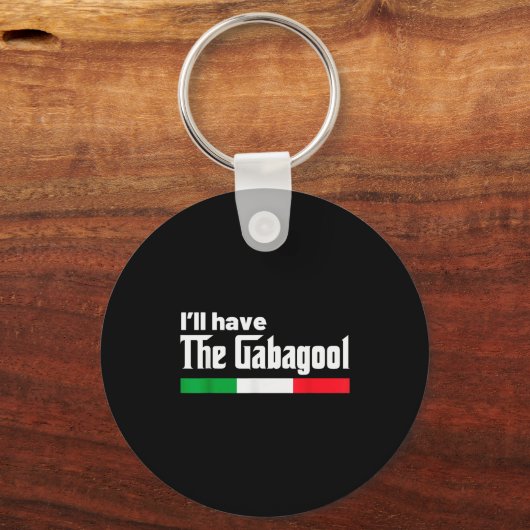 Gabagool Italy For Italians Cacola Nj New Jersey  Sleutelhanger (Voorkant)