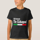 Gabagool Italy For Italians Cacola Nj New Jersey T-shirt (Voorkant)