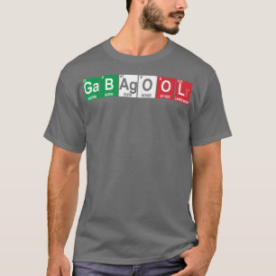 Gabagool Periodic Table Science Italiaans Capicola T-shirt